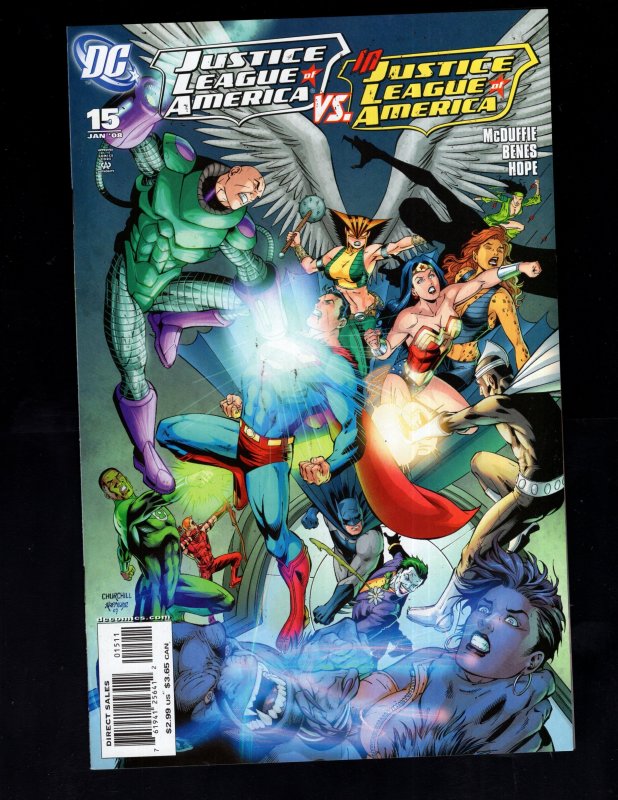 Justice League of America #15 (2008)  >>> $4.99 UNLIMITED SHIPPING!!! / EC#3