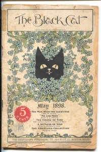 PULP:  Black Cat #32 5/1898-Early issue-pulp fiction--Size is about 5 3/4 x 8...