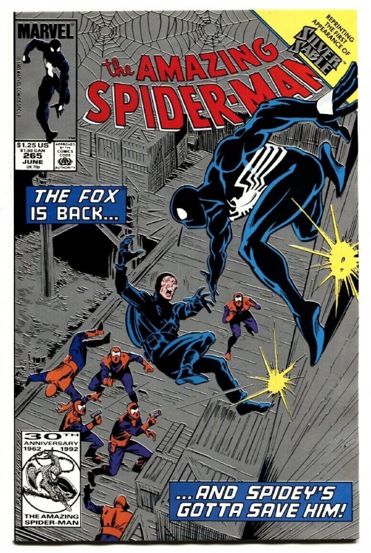 AMAZING SPIDER-MAN #265 rare second print 1985-MARVEL first silver sable!