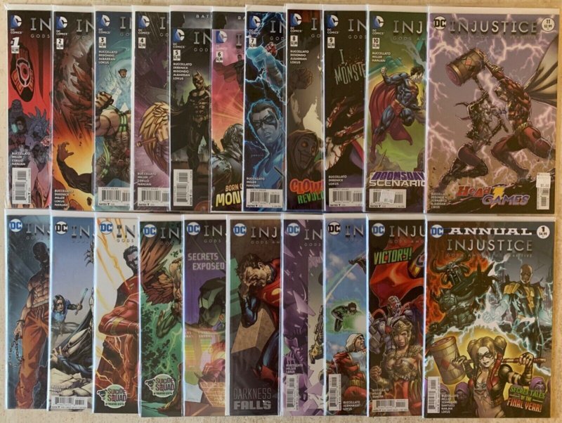 INJUSTICE: GODS AMONG US YEAR FIVE 1-20 + ANNUAL 1 | 2016-2017 | COMPLETE SERIES