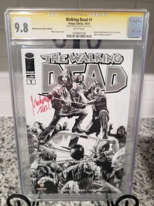 Walking dead #1 CGC 9.8 Wizard World Nashville edition signature Mico Suayan
