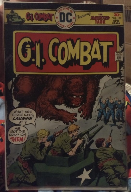 G.I. Combat #189 Featuring The Haunted Tank FN/VF