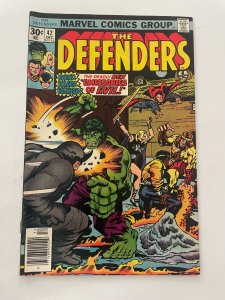 The Defenders # 42 VF/NM Marvel Comic Book Hulk Dr. Strange Silver Surfer 34 LI7