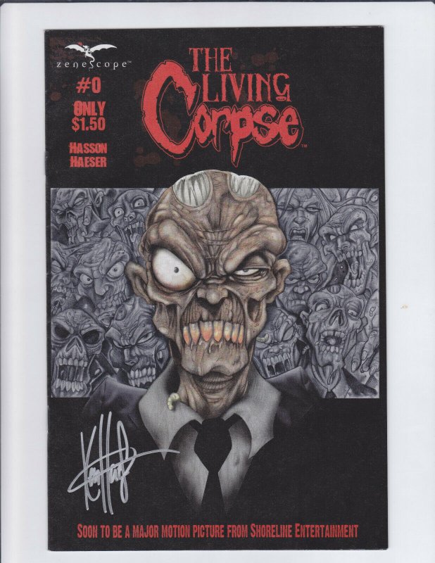 The Living Corpse #0 (NM) 2007 signed K. Haeser