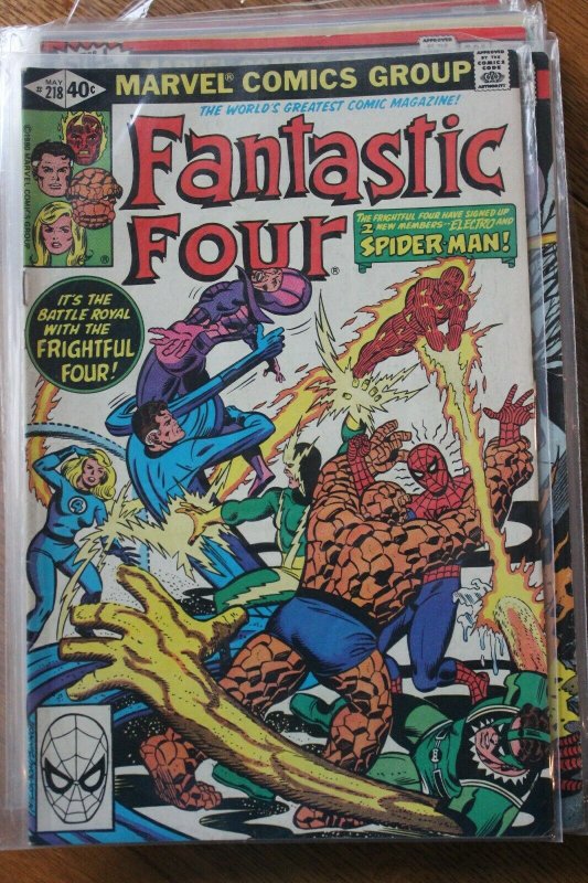 FANTASTIC FOUR #218 (Marvel,1980) Condition FN