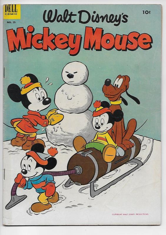 Walt Disney's Mickey Mouse #29 - Golden Age Classic (Dell, 1953) - VG+