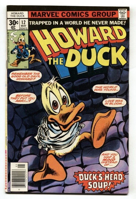 Howard The Duck #12 1977-marvel-1st Kiss In Comics VF+