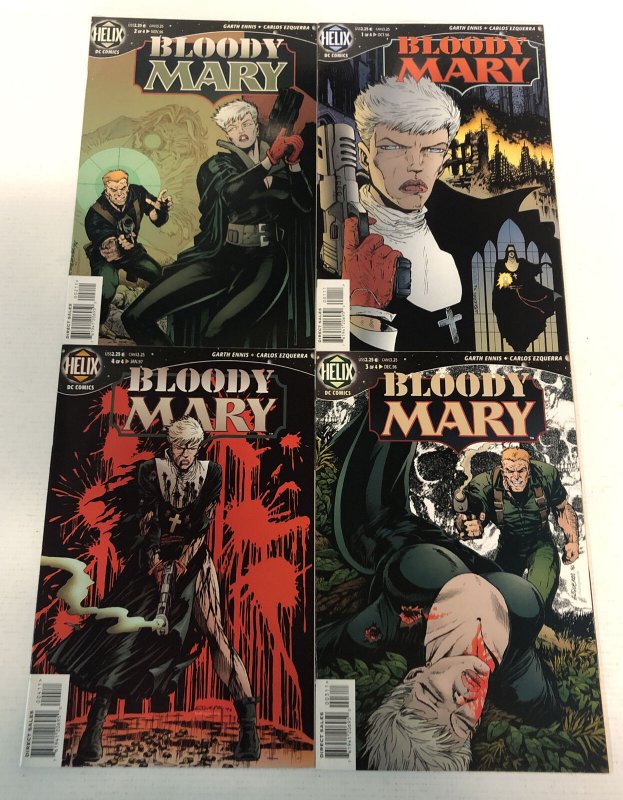 Bloody Mary (1996) #1-4 F/VF Complete Set ~Helix Dc Comics | Garth Ennis