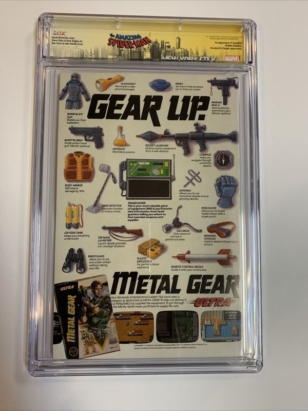 Amazing Spider-Man Annual #22 (CGC SS 9.4) Signed & Sketch Mark Bagley