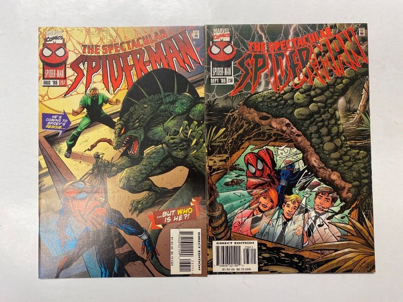 4 Spectacular Spider-Man MARVEL comic books #233 234 237 238 81 KM14