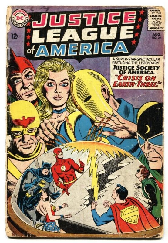 JUSTICE LEAGUE OF AMERICA #29-1st appearance of Starman-DC Silver-Age g-