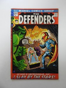 The Defenders #1 (1972) VG condition 1 spine split, overspray