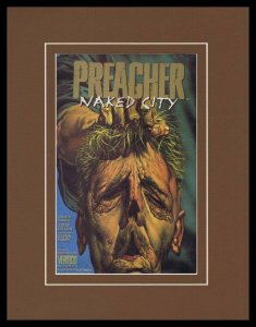 Preacher Naked City 1995 DC Comics Framed 11x14 ORIGINAL Vintage Advertisement 