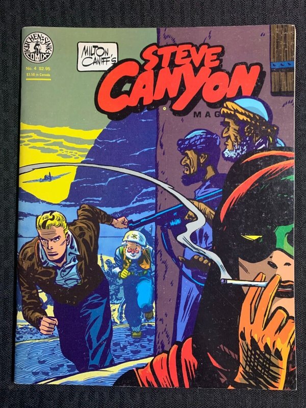 1983 STEVE CANYON Magazine #4 FVF 7.0 Milton Caniff / Kitchen Sink