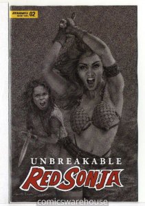 UNBREAKABLE RED SONJA (2022 DYNAMITE) #2 VARIANT 1:7 CVR Q FOC INCV CELI G51855
