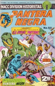 Pantera Negra, La #50 VG ; Editorial Oepisa | low grade comic Black Panther