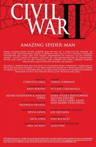 CIVIL WAR II: AMAZING SPIDER-MAN #01 (2016) KHARY RANDOLPH | DIRECT EDITION