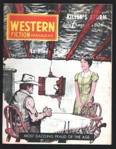 Western Fiction Magazine Vol. 3 #4 7/1972-Western Pulp tales-Rare-low print r...