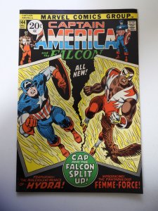 Captain America #144 (1971) VG+ condition centerfold detached at one staple