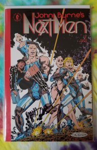 John Byrne's Next Men #1 signed by Matt Webb no coa vf/nm