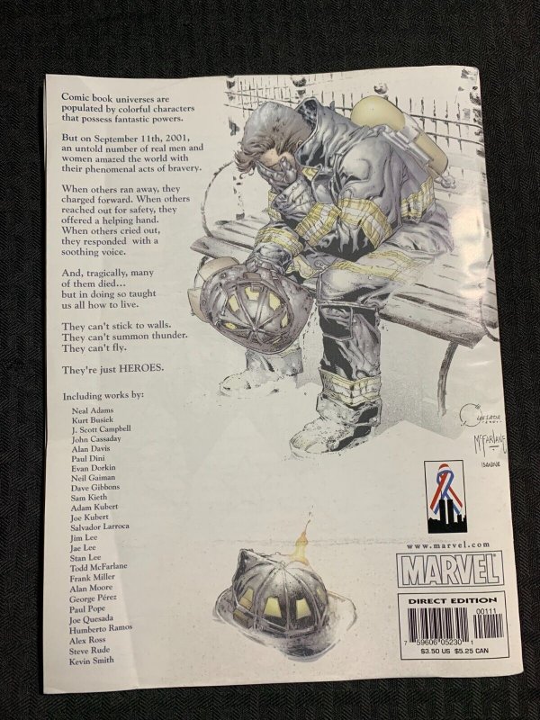 2001 HEROES Magazine #1 VG 4.0 Alex Ross Cover / 1st Marvel Comics