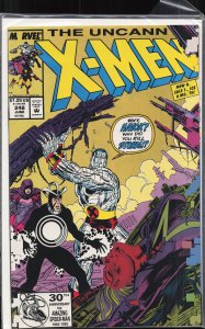 The Uncanny X-Men #248 Second Print Cover (1989) X-Men