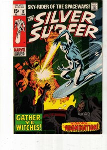 The Silver Surfer #12 (1970) NM- High-Grade Abomination key! COVELL CERTIFICATE!