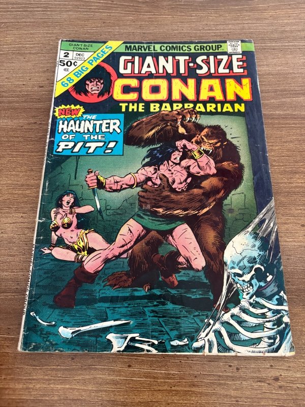 Giant Size Conan The Barbarian # 2 VG/FN Marvel Comic Book Sonja Kull 16 J450