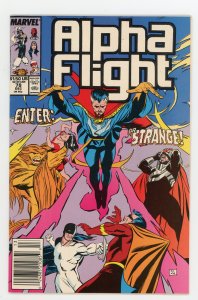 Alpha Flight #78 (1983 v1) Dr. Strange Newsstand NM-