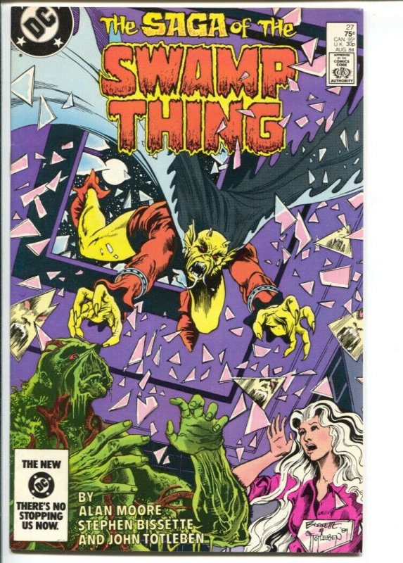 Saga of The Swamp Thing #27 1984-DC-Demon-Bissette-Totleben-Alan Moore-VF