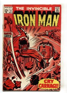 Iron Man #13  1969 - Marvel  -VG - Comic Book