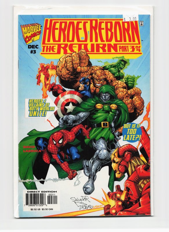 Heroes Reborn: The Return #3 (1997) Human Torch