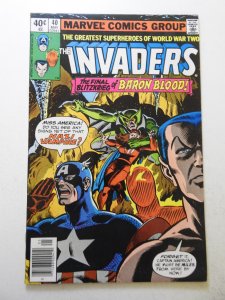 The Invaders #40 (1979) FN/VF Condition! 1/2 in tear fc