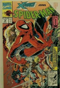 SPIDER-MAN # 16 MARVEL 1991 Last mcfarlane art +x force juggernaut