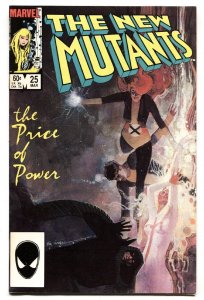 NEW MUTANTS #25 NM- First Legion appearance-cameo--Marvel comic