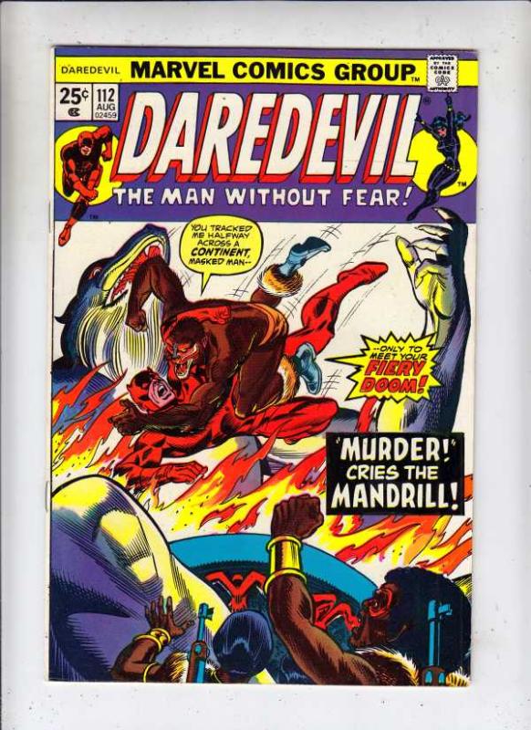 Daredevil #112 (Jul-74) NM- High-Grade Daredevil, Black Widow