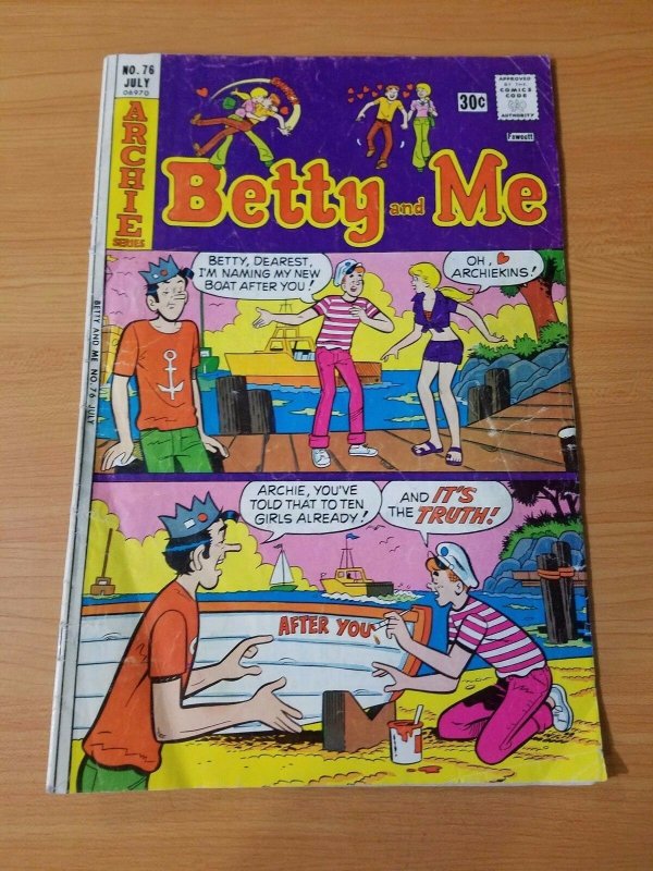 Betty and Me #76 ~ VERY GOOD VG ~ (1976, Archie Comics)
