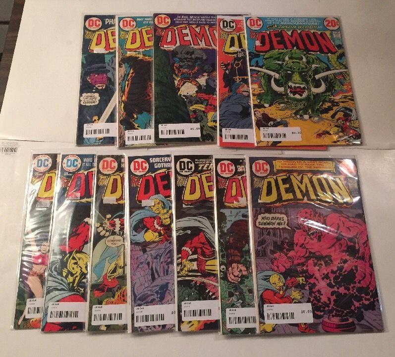 Th Demon 12 Book VG/FN Lot set Run 3 4 5 6 8 10 11 12 13 14 15 16