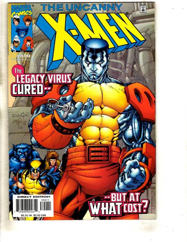 6 Uncanny X-Men Marvel Comic Books # 386 387 388 389 390 391 Wolverine CR55