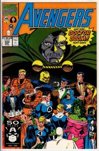 The Avengers #332 Direct Edition (1991) 9.2 NM-