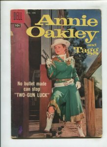 ANNIE OAKLEY & TAGG #15 (3.5) TWO GUN LUCK!! 1958 