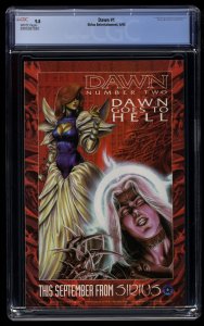 Dawn (1995) #1 CGC NM/M 9.8 White Pages