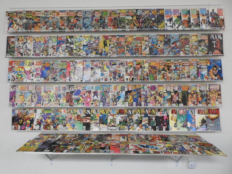 Huge Lot 150+ Comics W/ Fantastic Four, Squadron Supreme, X-Men+ Avg Fine+ Cond!