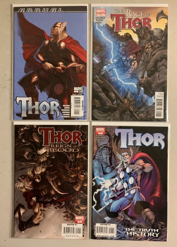 Mighty Thor lot #1-621 + 4 extras Marvel 3rd Series (avg 8.0) 20 diff (2007-'11)