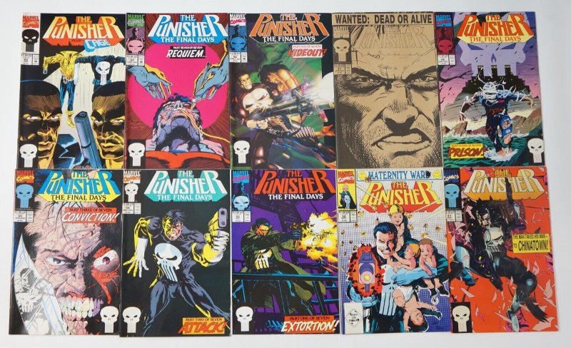 Punisher #1-104 VF/NM complete series + Annual #1-7 Marvel Comics #102 lot set 