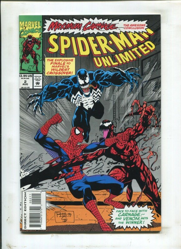 Spider-man Unlimited #2- Carnage & Venom (9.2)1993