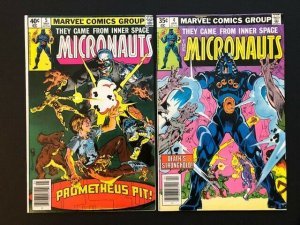 LOT of 8~MARVEL THE MICRONAUTS #2-7, 9-10  1978/79 FINE/VERY FINE  (A183)