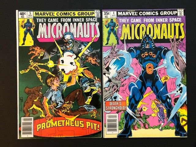 LOT of 8~MARVEL THE MICRONAUTS #2-7, 9-10  1978/79 FINE/VERY FINE  (A183)