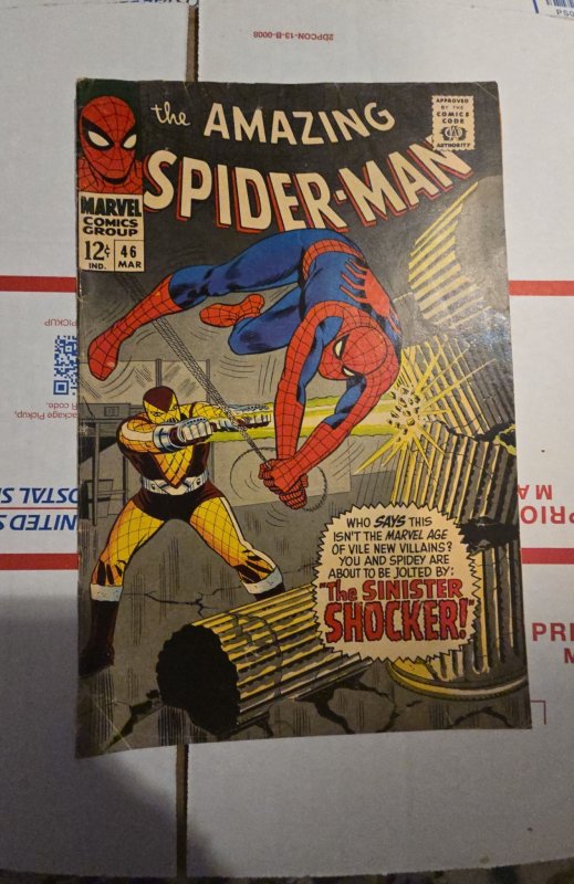 The Amazing Spider-Man #46 (1967)first shocker app see decription