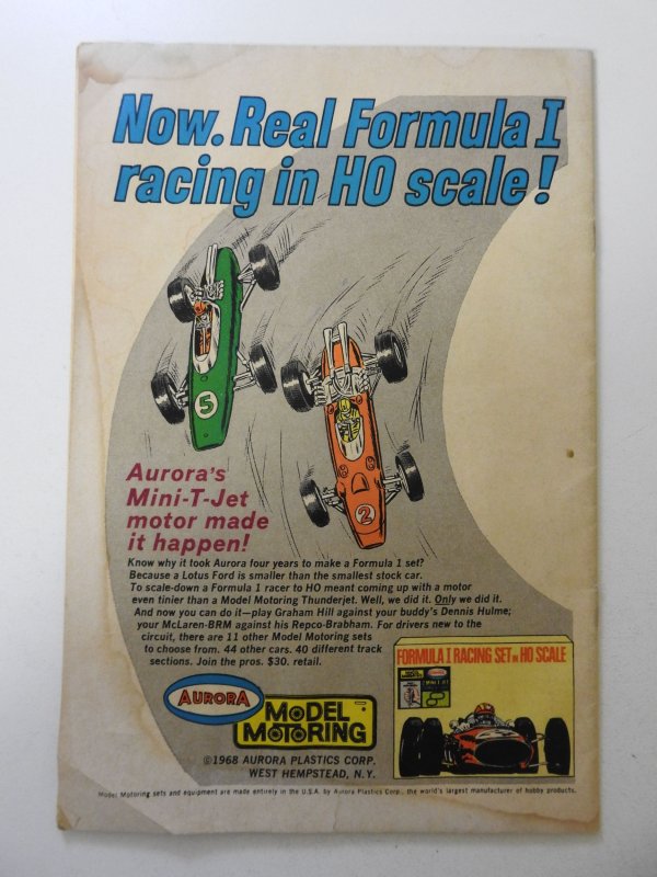 Batman #209 (1969) GD/VG Condition moisture damage, rust on staples, ink fc